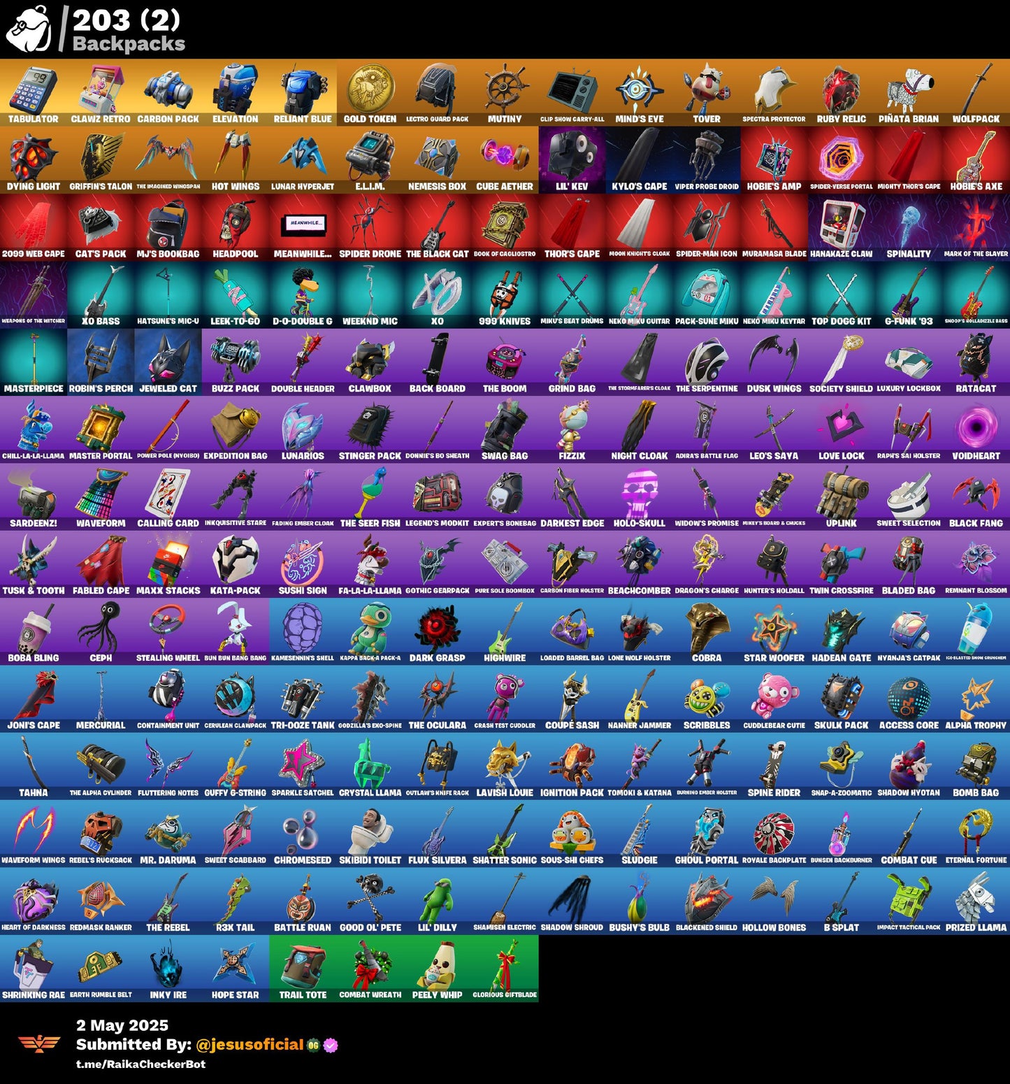 CUENTA FORTNITE 175 SKINS "TRILOGY + SAKURA"
